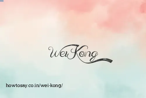 Wei Kong