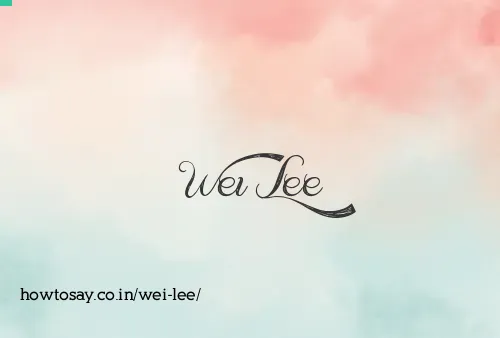 Wei Lee