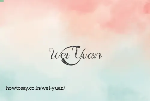 Wei Yuan