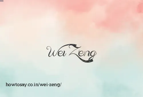 Wei Zeng