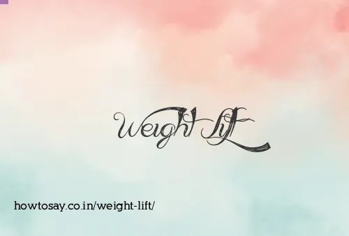 Weight Lift