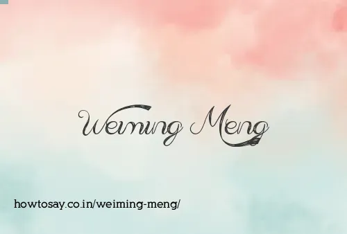 Weiming Meng