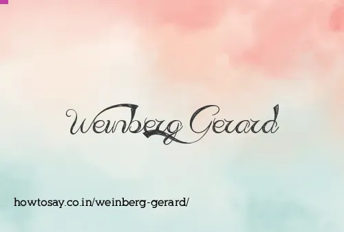 Weinberg Gerard