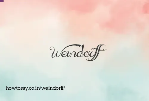 Weindorff