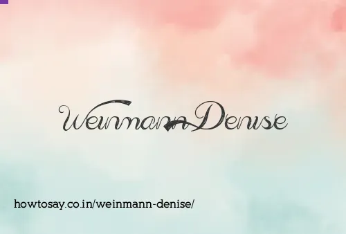 Weinmann Denise