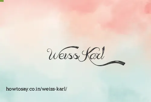 Weiss Karl