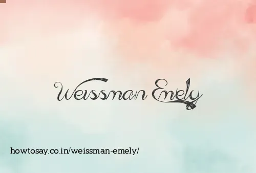 Weissman Emely