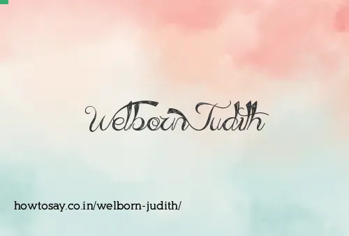 Welborn Judith