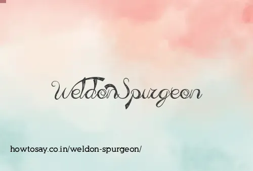 Weldon Spurgeon
