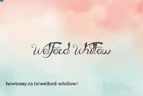 Welford Whitlow