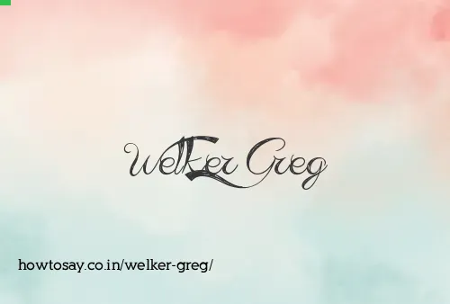 Welker Greg