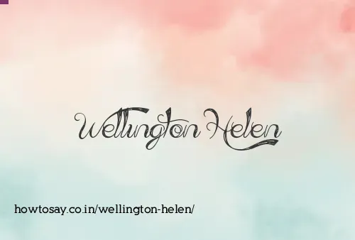 Wellington Helen