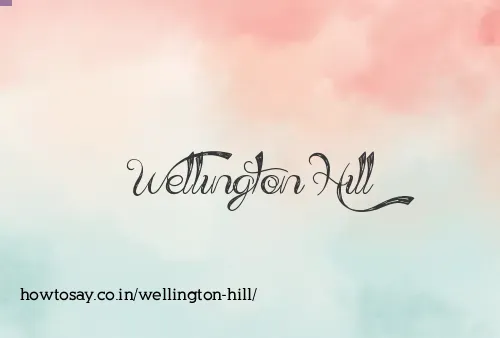 Wellington Hill