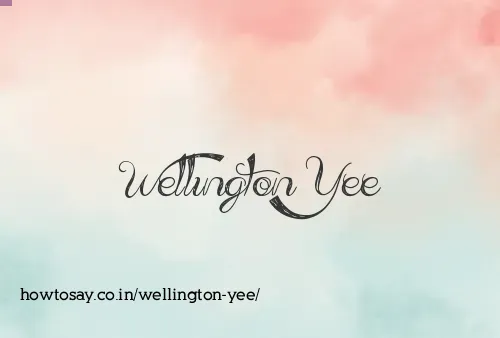 Wellington Yee