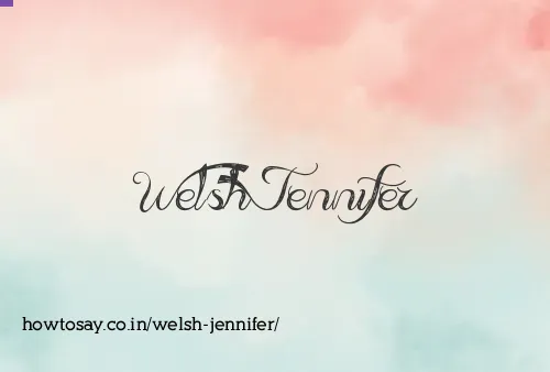 Welsh Jennifer