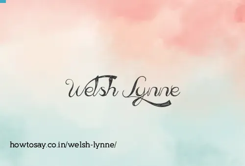 Welsh Lynne