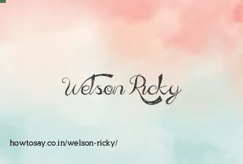 Welson Ricky