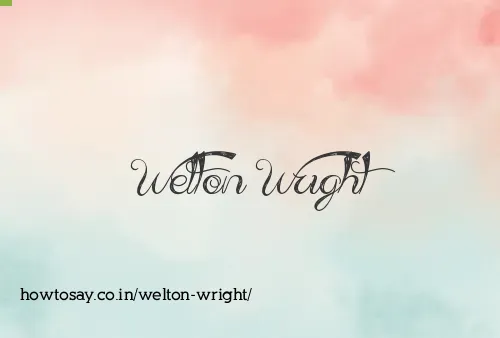 Welton Wright
