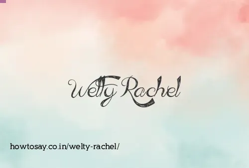 Welty Rachel