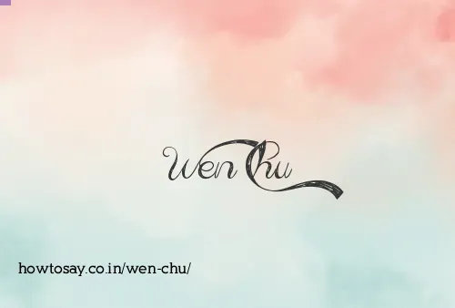 Wen Chu