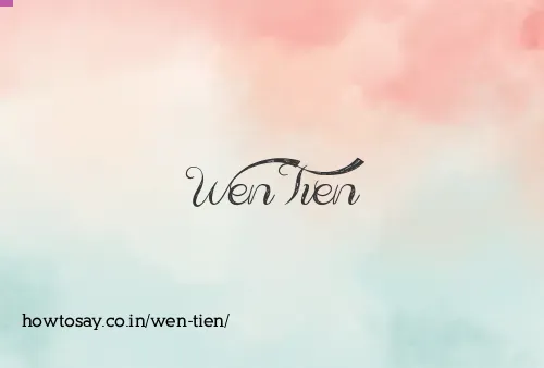 Wen Tien