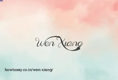 Wen Xiang