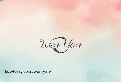 Wen Yan