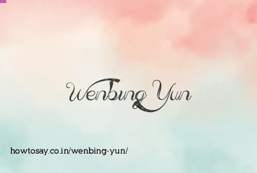 Wenbing Yun