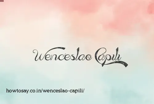Wenceslao Capili