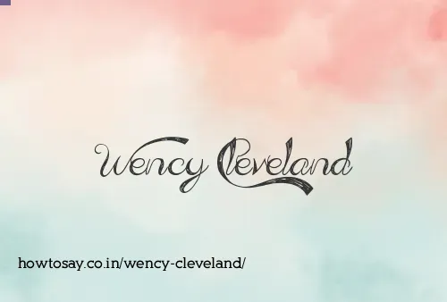 Wency Cleveland