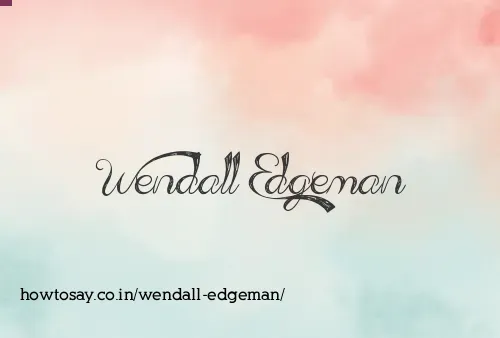 Wendall Edgeman