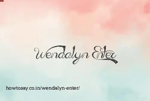 Wendalyn Enter
