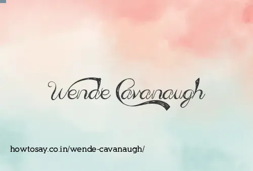 Wende Cavanaugh