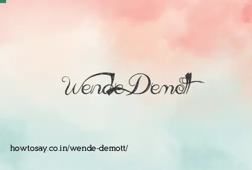 Wende Demott