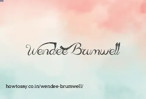 Wendee Brumwell