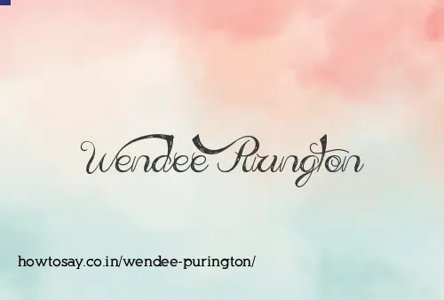 Wendee Purington