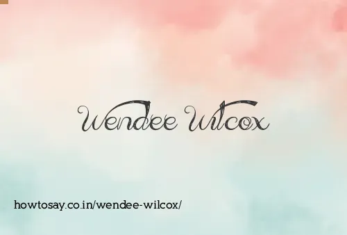 Wendee Wilcox