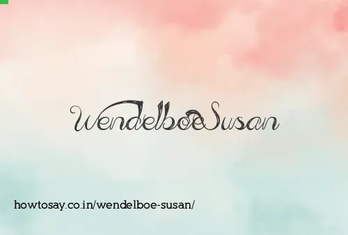 Wendelboe Susan