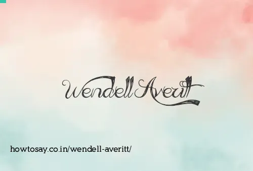 Wendell Averitt