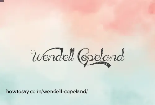 Wendell Copeland