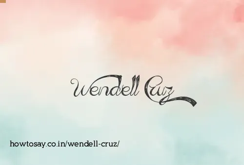 Wendell Cruz