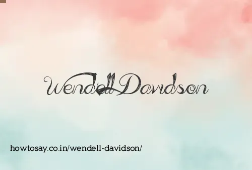 Wendell Davidson