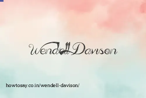 Wendell Davison