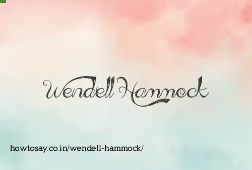 Wendell Hammock