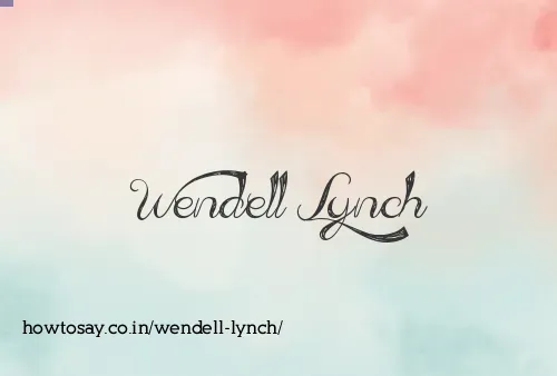 Wendell Lynch