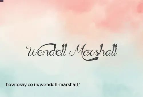 Wendell Marshall