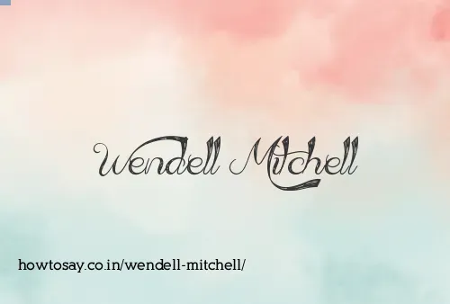 Wendell Mitchell