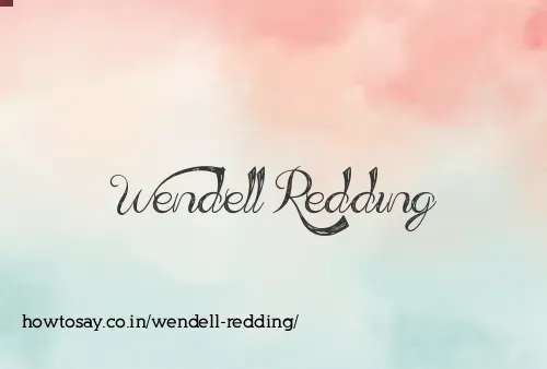 Wendell Redding