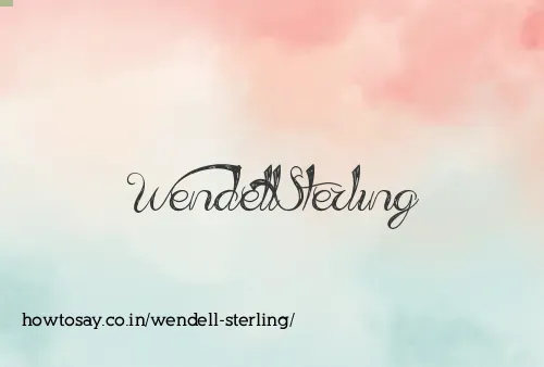Wendell Sterling