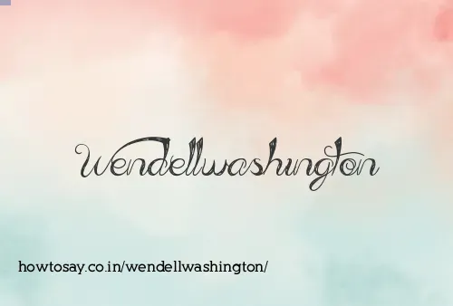 Wendellwashington